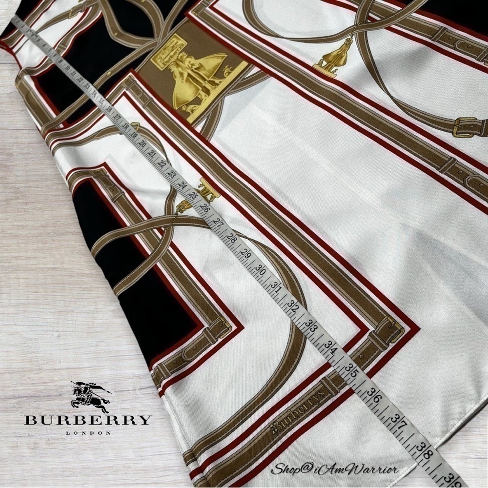 Burberry NWT silk shift dress in equestrian archive scarf print *shop@iamwarrior - Picture 10 of 13